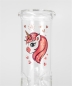 Preview: Glas Kolbenbong ICE Percolator "Unicorn" ca. 23cm ø 40mm